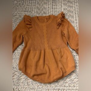 18m romper. Thicker material. Excellent condition, worn once.